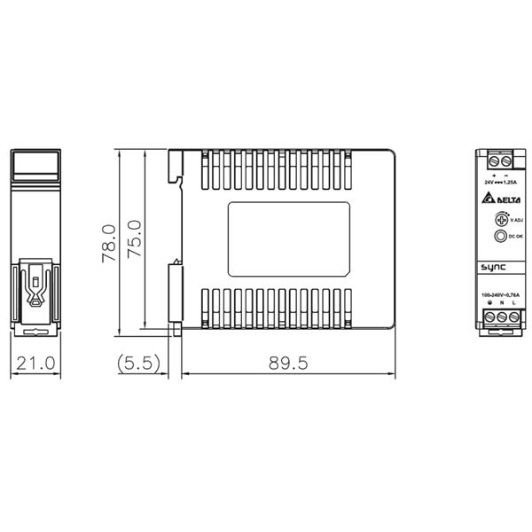 IMPULZNI NAPAJALNIK DRS-24V30W-1AZ