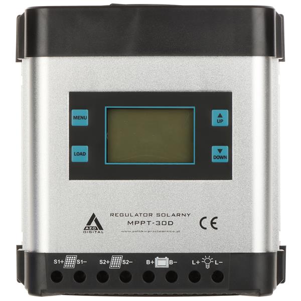 SOLARNI REGULATOR POLNJENJA AKUMULATORJEV SCC-30A-MPPT-LCD AZO Digital