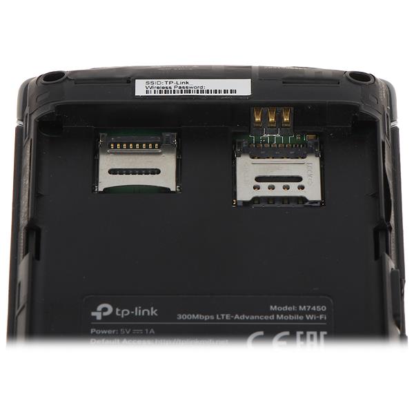 MOBILNI USMERJEVALNIK, MODEM 4G LTE TL-M7450 Wi-Fi 300 + 867 Mb/s TP-LINK