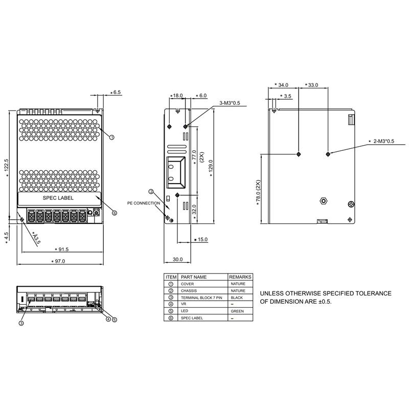 IMPULZNI NAPAJALNIK PMT-12V100W2BA Delta Electronics