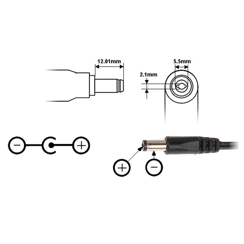 NAPAJALNI ADAPTER AI-9/PS ZA VARILNIK OPTIČNIH KABLOV AI-9