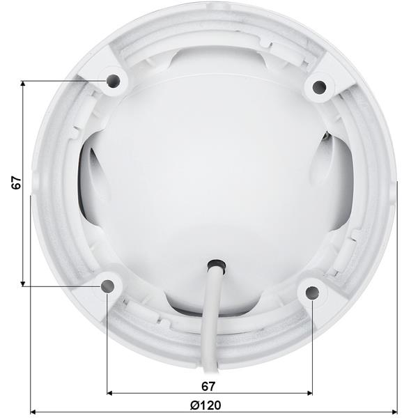 VANDALOODPORNA KAMERA IP APTI-350V3-2812WP - 3 Mpx 2.8 ... 12 mm