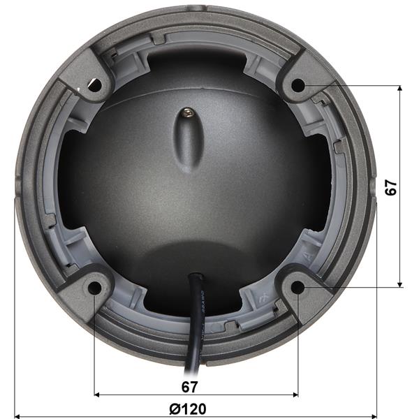 VANDALOODPORNA KAMERA AHD, HD-CVI, HD-TVI, PAL APTI-H53V3-2812 - 5.0 Mpx 2.8 ... 12 mm