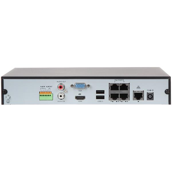 REGISTRATOR IP BCS-P-NVR0401-4K-4P 4 KANALI +4-PORTNI SWITCH POE, 4K UHD BCS POINT