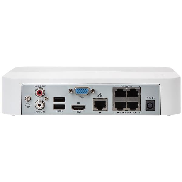 REGISTRATOR IP BCS-P-SNVR0401-4K-4P 4 KANALI +4-PORTNI SWITCH POE, 4K UHD BCS POINT