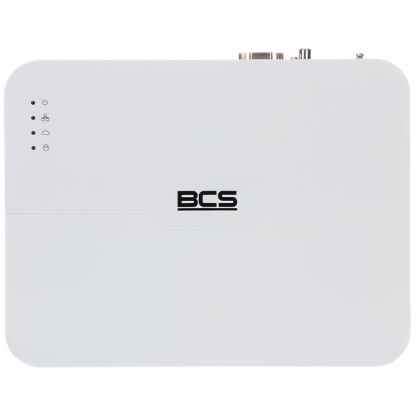 REGISTRATOR IP BCS-P-SNVR0801-4K-8P 8 KANALOV +8-PORTNI SWITCH POE, 4K UHD BCS POINT