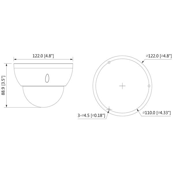 VANDALOODPORNA KAMERA AHD, HD-CVI, HD-TVI, PAL HAC-HDBW2802R-Z-3711 - 8.3 Mpx 3.7 ... 11 mm - MOTOZOOM DAHUA