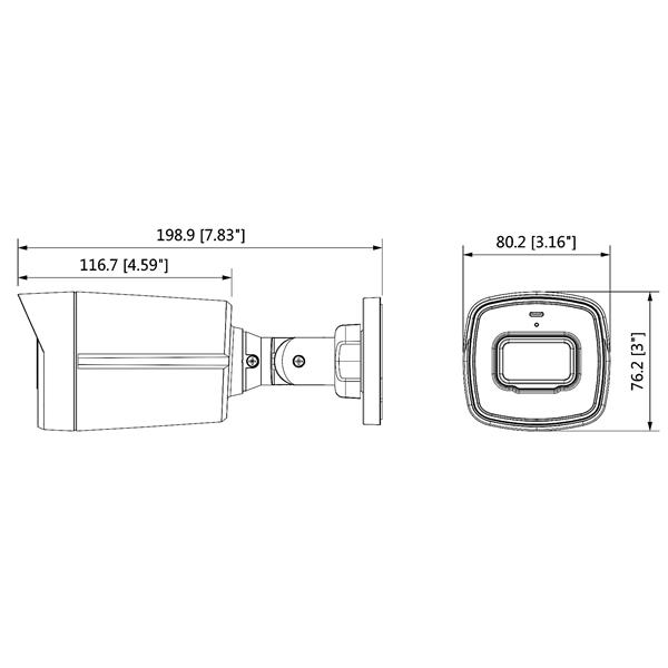 KAMERA AHD, HD-CVI, HD-TVI, PAL HAC-HFW1230TL-A-0360B - 1080p 3.6 mm DAHUA