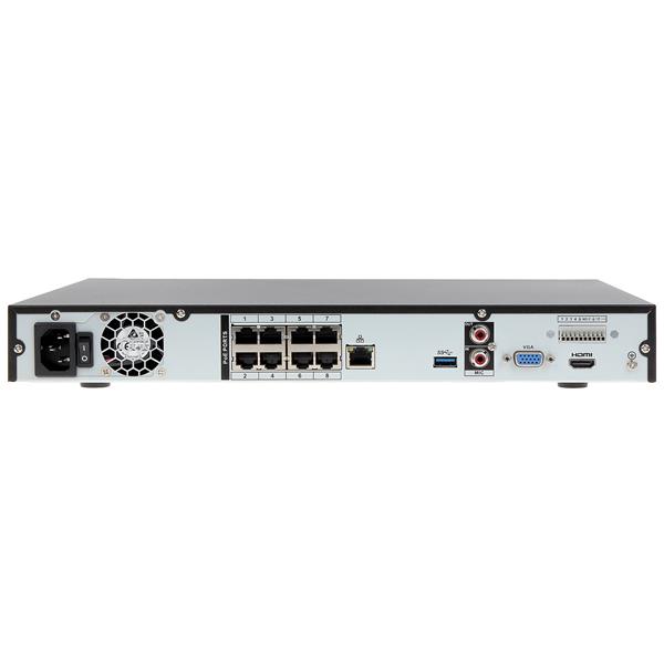 REGISTRATOR IP NVR4208-8P-4KS2 8 KANALOV +8-PORTNI SWITCH POE DAHUA