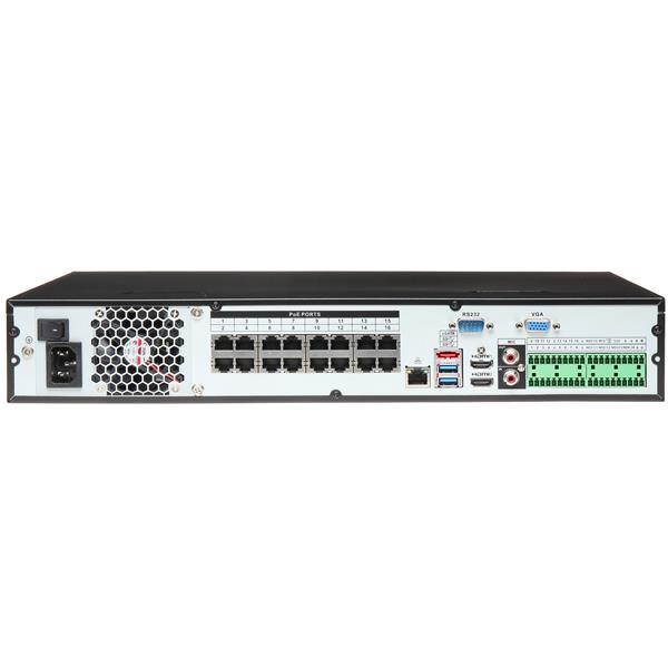 REGISTRATOR IP NVR5816-16P-4KS2 16 KANALOV +eSATA +16-PORTNI SWITCH POE DAHUA