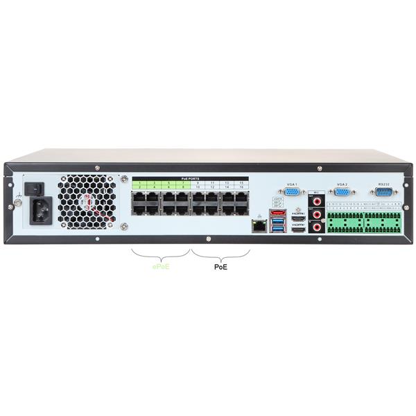 REGISTRATOR IP NVR5816-16P-4KS2E 16 KANALOV +16-PORTNI SWITCH POE DAHUA