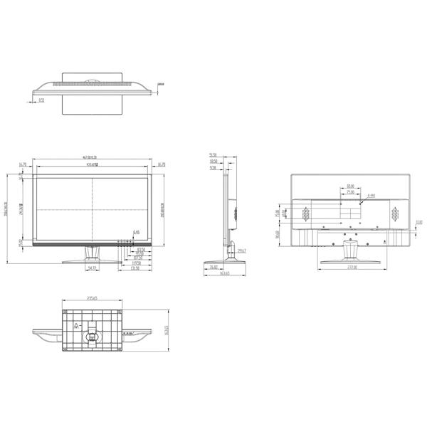 MONITOR VGA DHL19-F600 19 