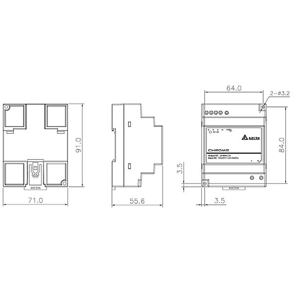 IMPULZNI NAPAJALNIK DRC-24V60W-1AZ