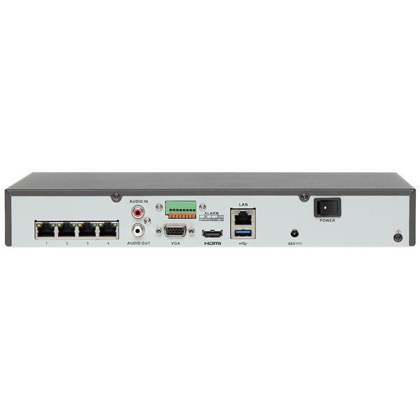 REGISTRATOR IP DS-7604NI-E1/4P/A 4 KANALI +4-PORTNI SWITCH POE HIKVISION