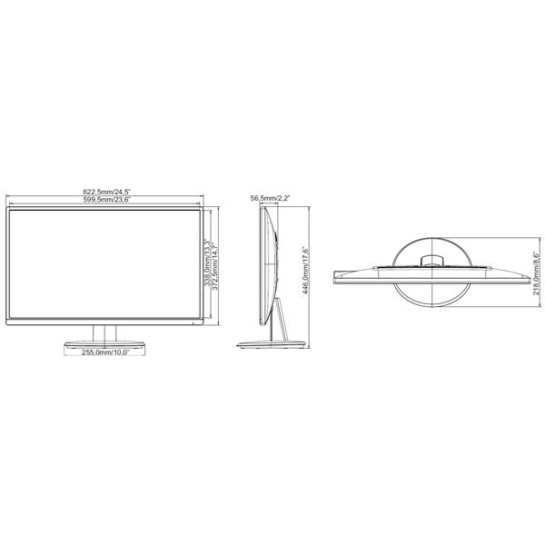 MONITOR VGA, HDMI, DP, AUDIO IIYAMA-X2783HSU-B3 27 