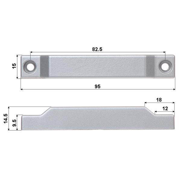 STRANSKI MAGNETNI KONTAKT KN-CASK01B