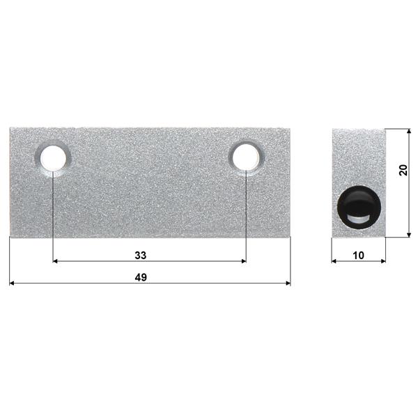 STRANSKI MAGNETNI KONTAKT KN-M06