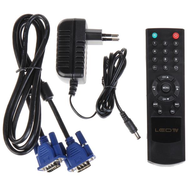 MONITOR VGA, HDMI, AUDIO, 2XVIDEO, USB, PILOT TFT-12/CCTV 11.6 "