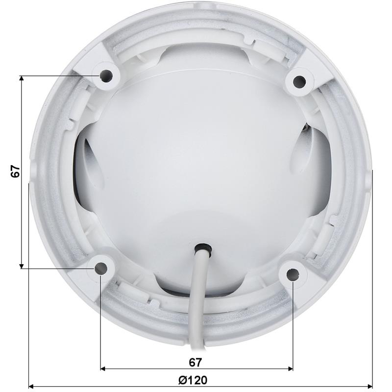 VANDALOODPORNA KAMERA IP APTI-250V3-2812WP - 1080p 2.8 ... 12 mm