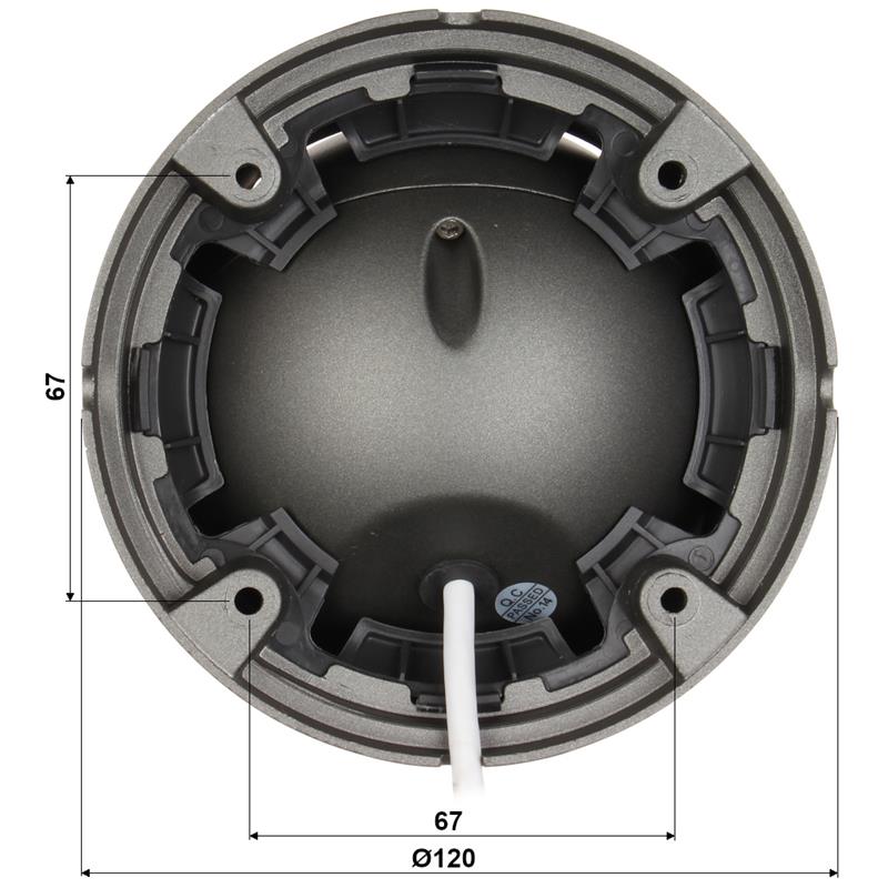 VANDALOODPORNA KAMERA IP APTI-350V3-2812P - 3 Mpx 2.8 ... 12 mm