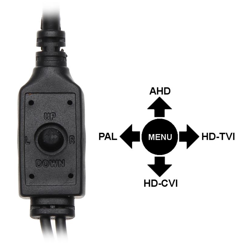 VANDALOODPORNA KAMERA AHD, HD-CVI, HD-TVI, PAL APTI-H53V3-2812 - 5.0 Mpx 2.8 ... 12 mm