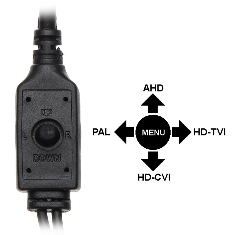 SKRITA KAMERA AHD, HD-CVI, HD-TVI, PAL APTI-H24YK-37 - 1080p 3.7 mm