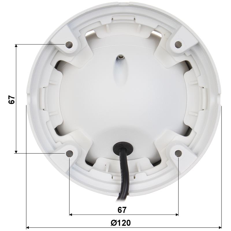 VANDALOODPORNA KAMERA AHD, HD-CVI, HD-TVI, PAL APTI-H52V3-2812W - 5 Mpx 2.8 ... 12 mm