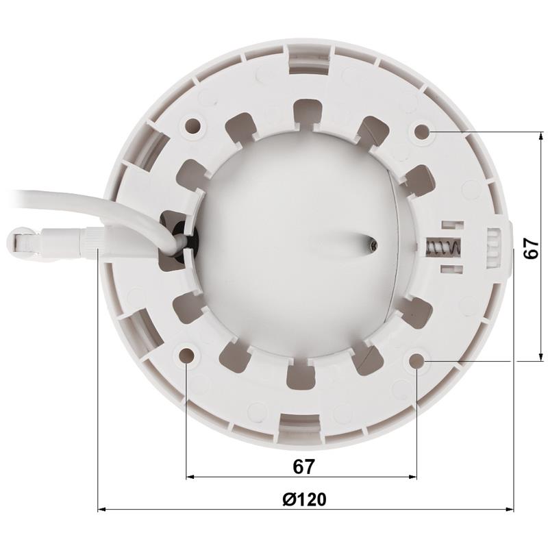 VANDALOODPORNA KAMERA IP APTI-RF25V3-2812W Wi-Fi - 1080p 2.8 ... 12 mm