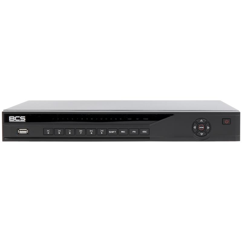 REGISTRATOR IP BCS-NVR08025ME-P-II 8 KANALOV +8-PORTNI SWITCH POE