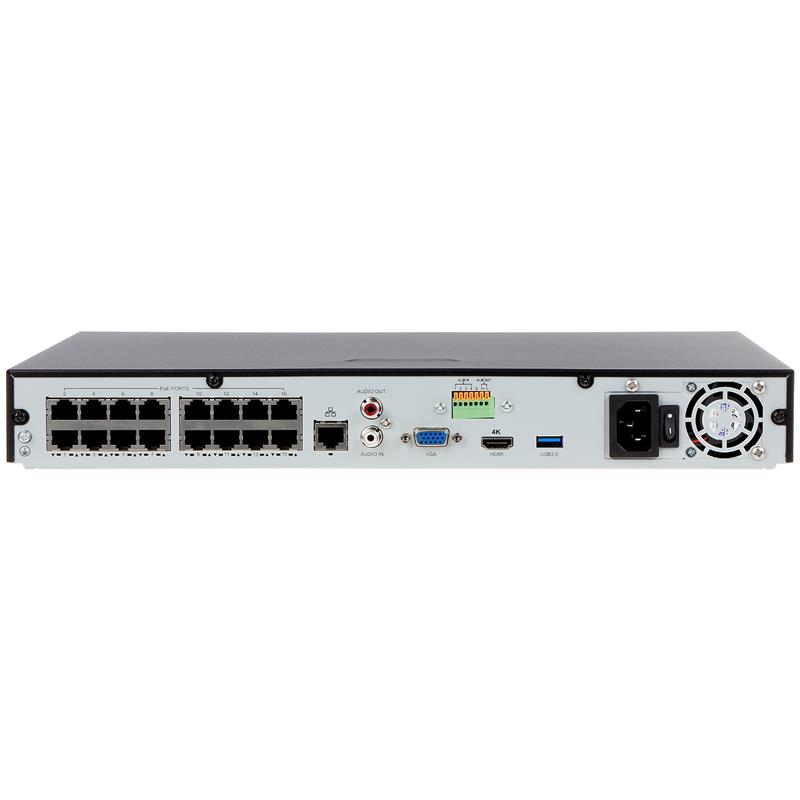 REGISTRATOR IP BCS-P-NVR1602-4K-16 P-II 16 KANALOV +16-PORTNI SWITCH POE BCS POINT