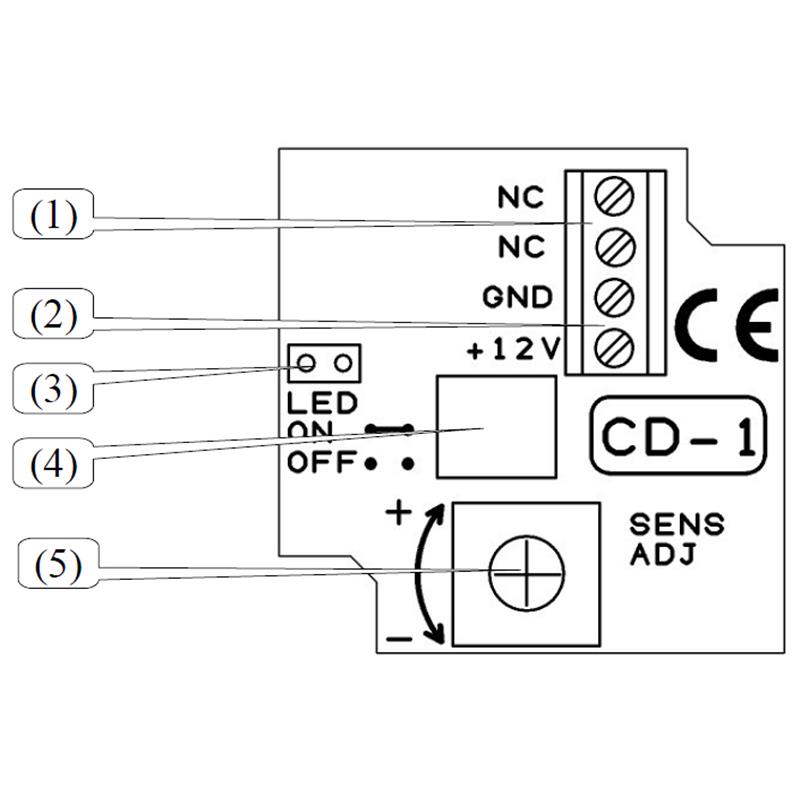 SENZOR VIBRACIJ CD-1