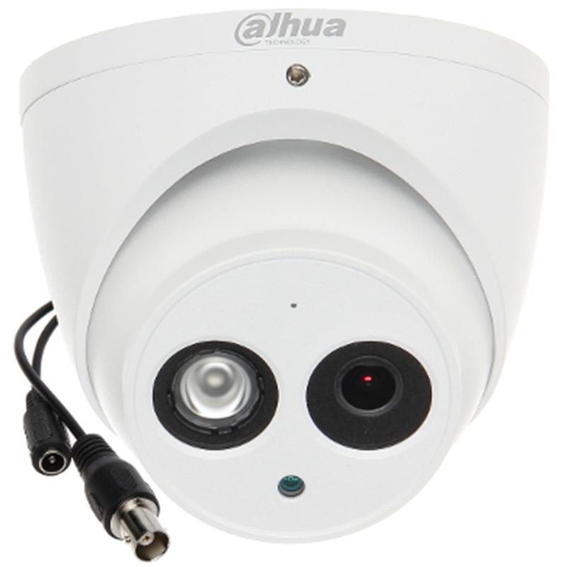 VANDALOODPORNA KAMERA AHD, HD-CVI, HD-TVI, PAL HAC-HDW1200EM-A-0280B - 1080p 2.8 mm DAHUA