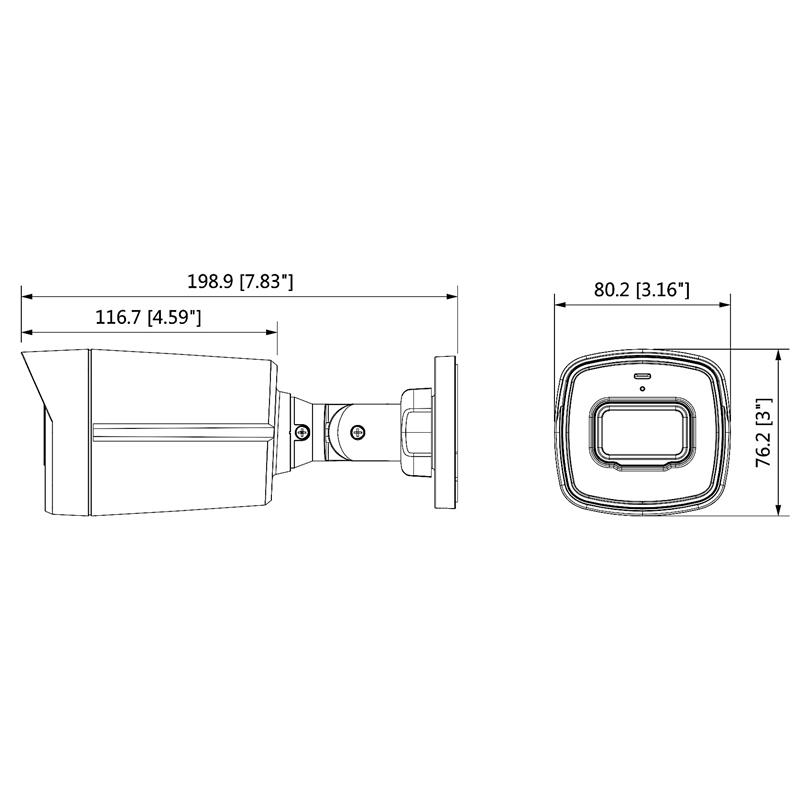 KAMERA AHD, HD-CVI, HD-TVI, PAL HAC-HFW1230TL-A-0360B - 1080p 3.6 mm DAHUA