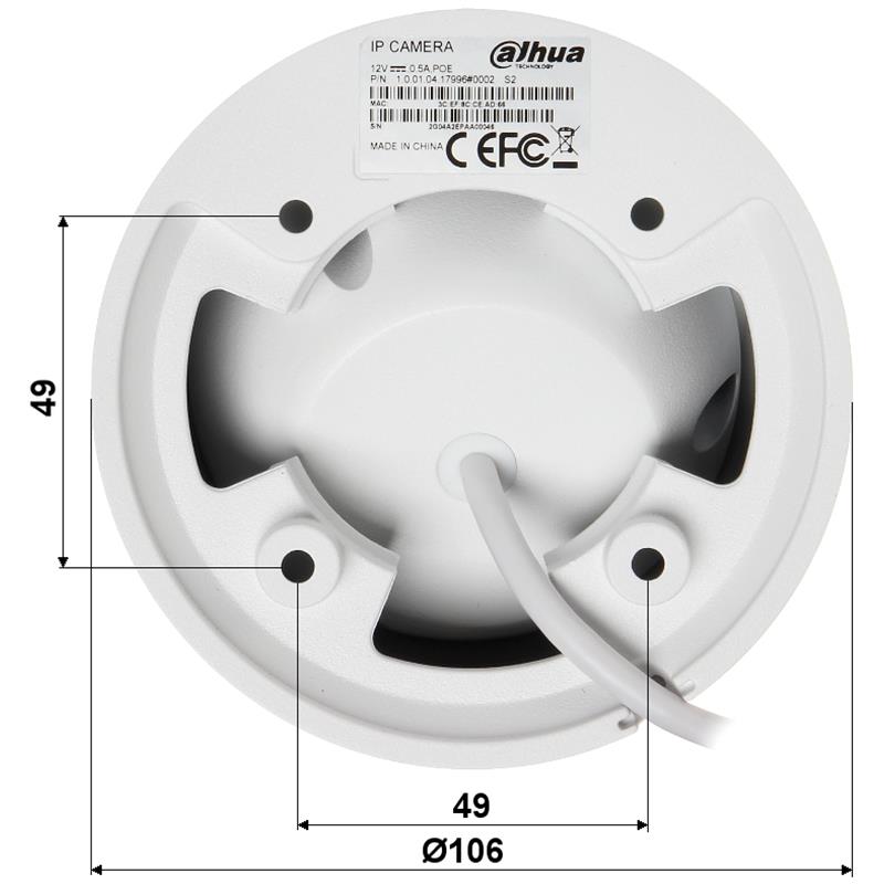 KAMERA IP IPC-HDW4231EM-ASE-0280B - 1080p 2.8 mm DAHUA