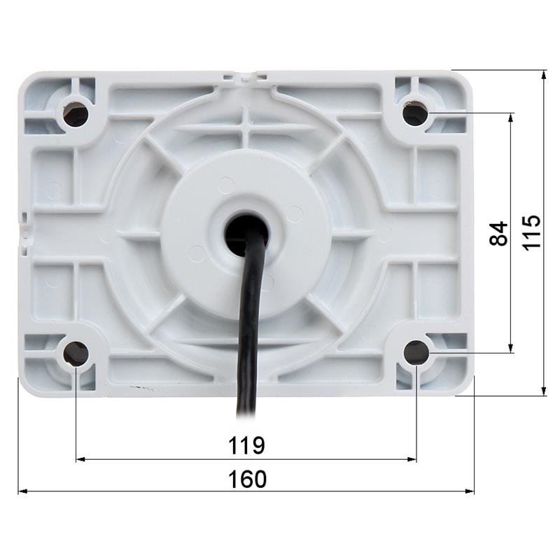 VANDALOODPORNA KAMERA IP IPC-PFW8601-A180-H-E3-AC24V PANORAMSKA - 3.4 Mpx, 3 x 3.6 mm DAHUA