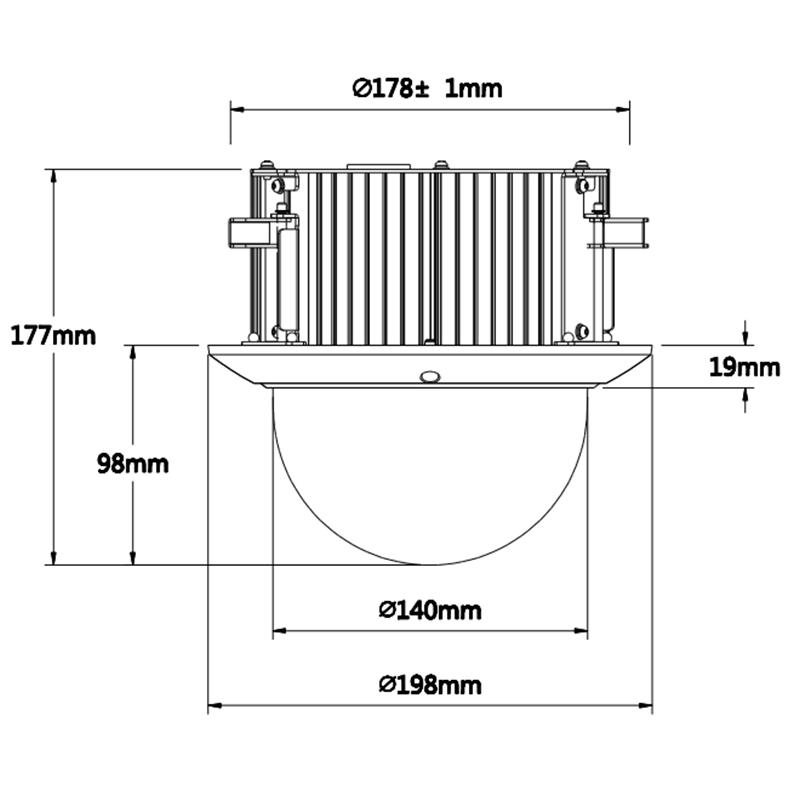 KAMERA AHD, HD-CVI, HD-TVI, PAL HITROVRTLJIVA NOTRANJA SD52C225I-HC - 1080p 4.8 ... 120 mm DAHUA