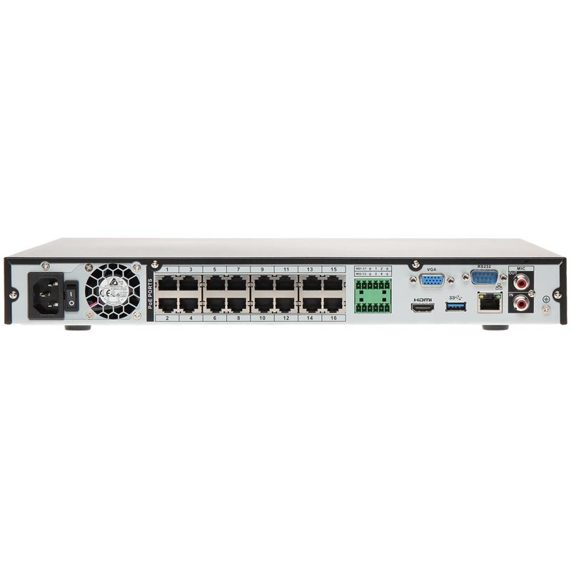 REGISTRATOR IP NVR4216-16P-4KS2 16 KANALOV +16-PORTNI SWITCH POE DAHUA