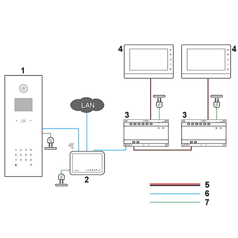 SWITCH   VTNS1006A-2 DAHUA 2-wire DAHUA