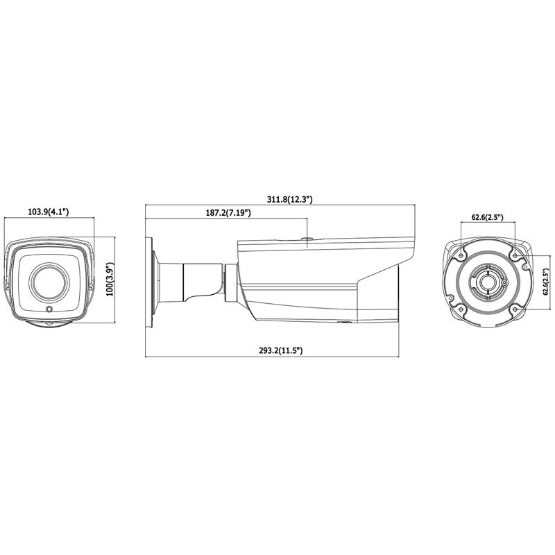 KAMERA IP DS-2CD4A85F-IZHS(2.8-12MM) - 8.8 Mpx HIKVISION