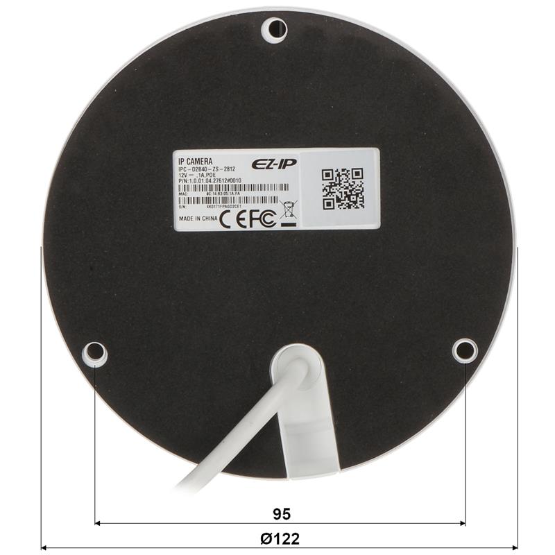 KAMERA IP IPC-D2B40-ZS-2812 EZ-IP - 3.7 Mpx 2.8 ... 12 mm DAHUA