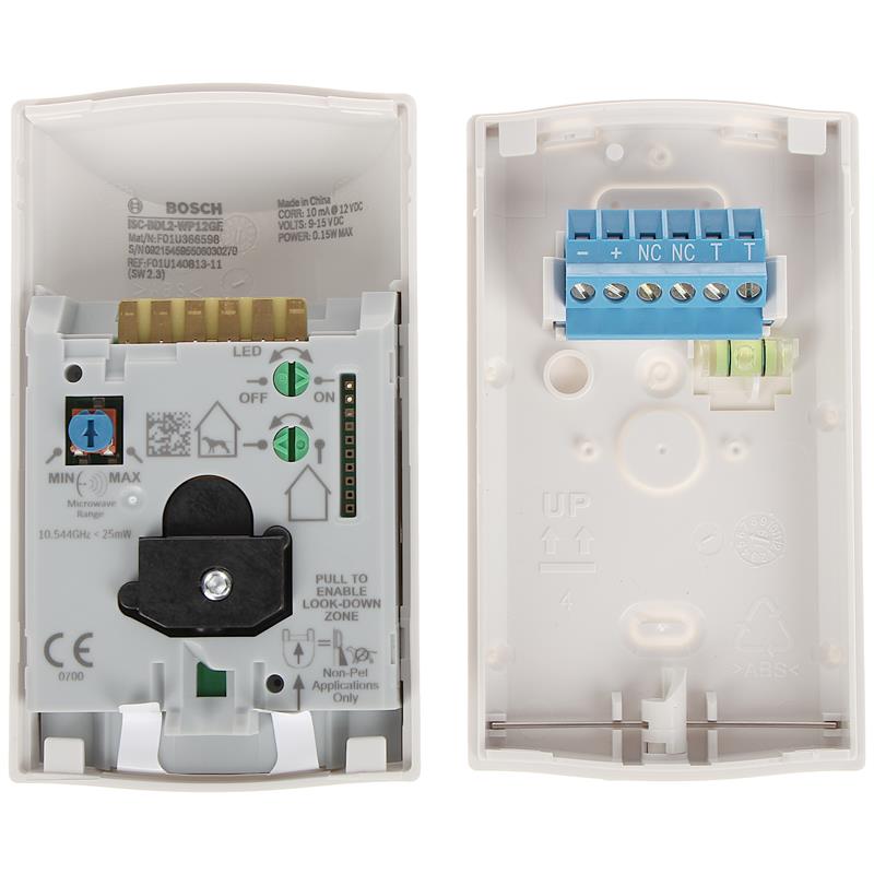 DUALNI MIKROVALOVNI DETEKTOR + PIR ISC-BDL2-WP12GE BOSCH