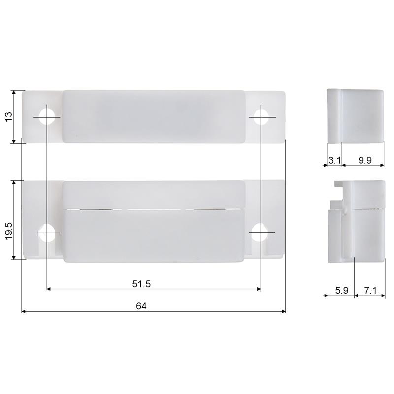 STRANSKI MAGNETNI KONTAKT KN-04