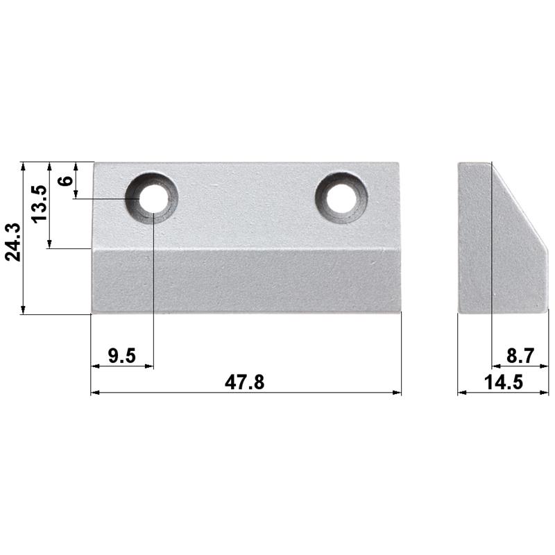 STRANSKI MAGNETNI KONTAKT KN-CA56