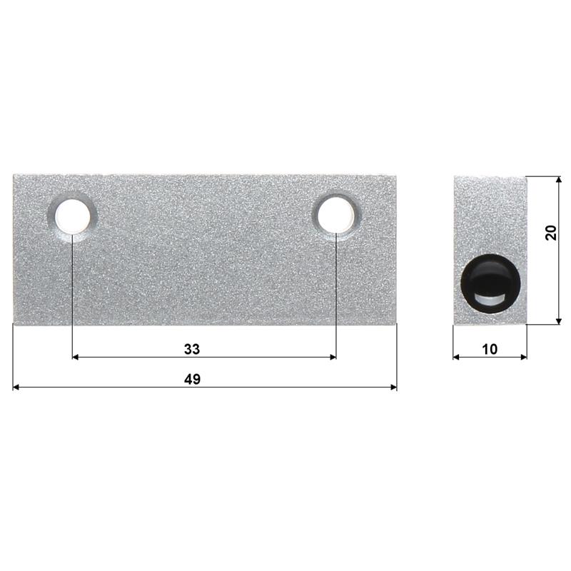 STRANSKI MAGNETNI KONTAKT KN-M06