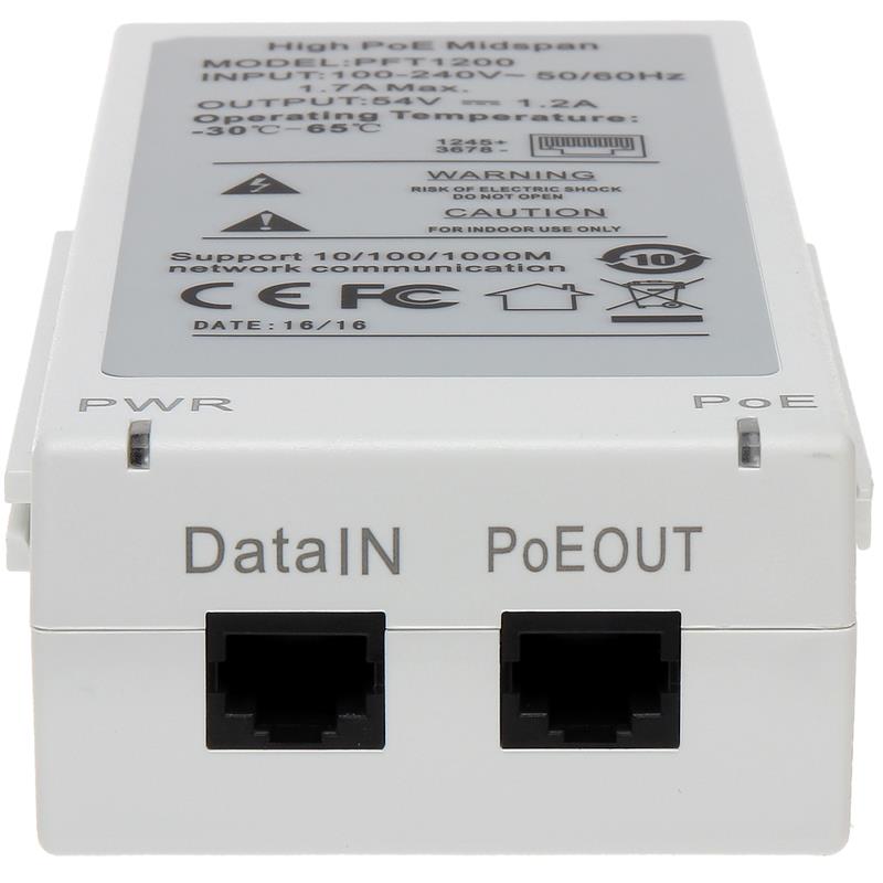 NAPAJALNIK HIGH POE PFT1200 - 60 W DAHUA