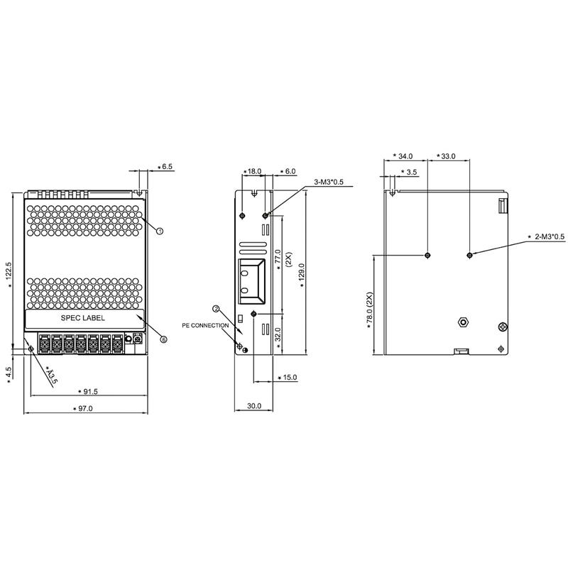 IMPULZNI NAPAJALNIK PMT-24V100W2BA Delta Electronics